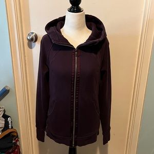 LULULEMON DARK ADOBE SCUBA HOODIE *LIGHT COTTON FLEECE